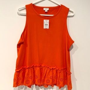 J.Crew Factory Peplum Top